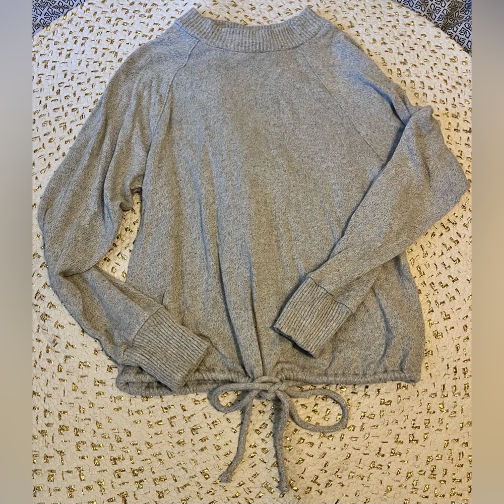 A New Day- Light Gray Sweater